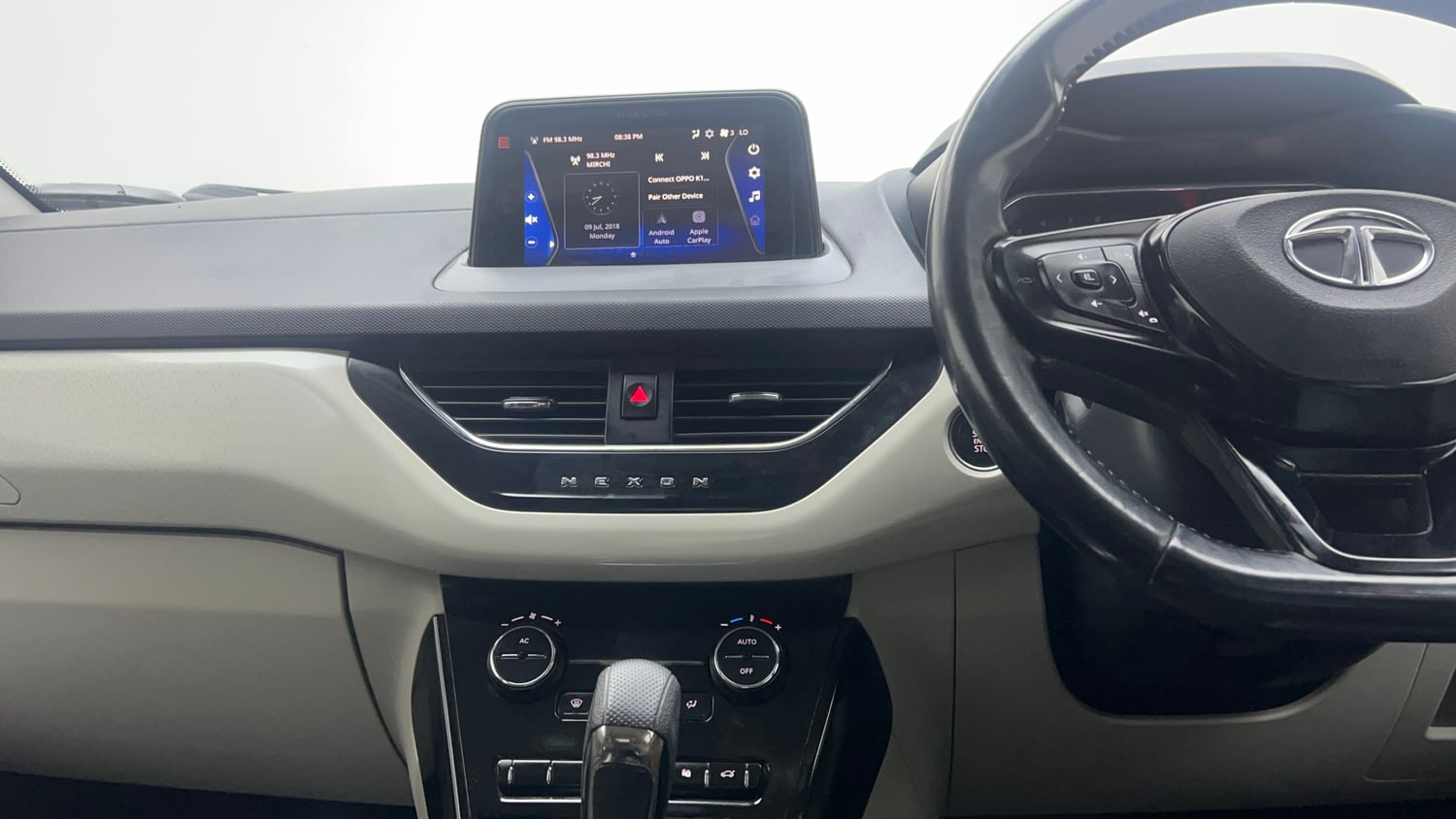 Used 2022 Tata Nexon XZA Plus (O) Petrol Automatic interior MUSIC SYSTEM & AC CONTROL VIEW
