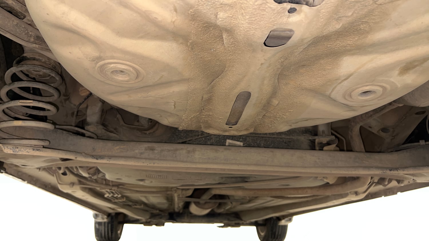 Used 2017 Maruti Suzuki Baleno Zeta 1.2 Petrol Manual extra REAR UNDERBODY VIEW (TAKEN FROM REAR)