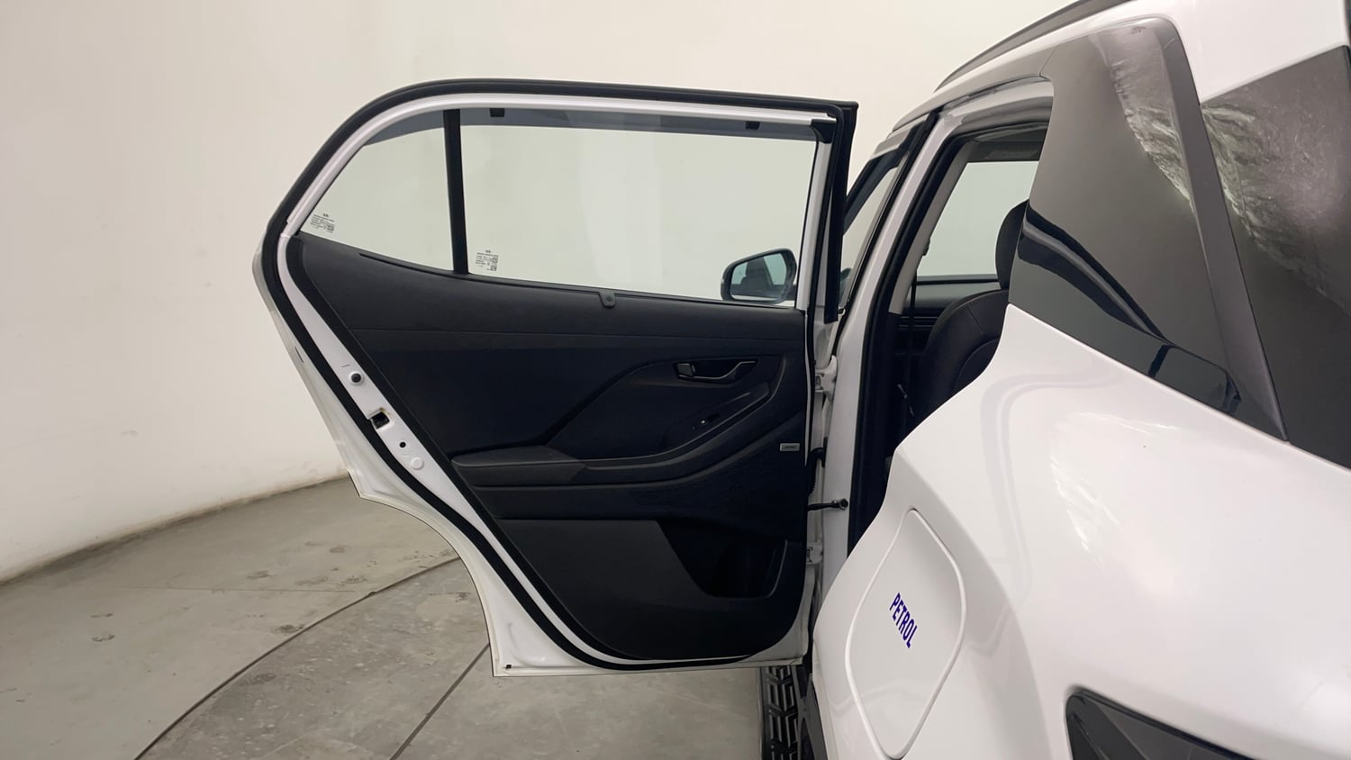 Used 2024 Hyundai Creta SX (O) 1.5 Petrol IVT Knight Petrol Automatic interior LEFT REAR DOOR OPEN VIEW