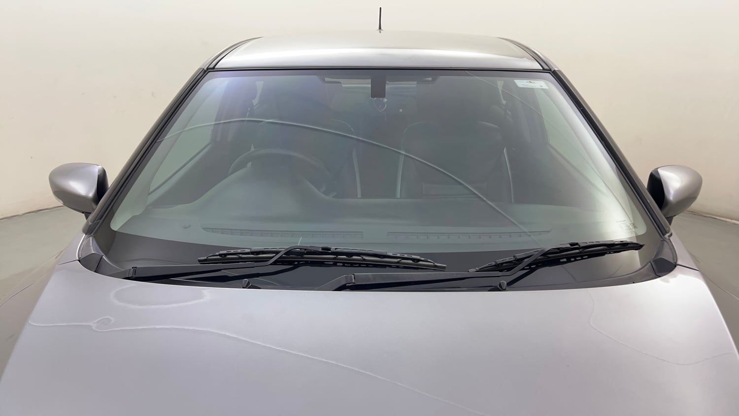 Used 2017 Maruti Suzuki Baleno Zeta 1.2 Petrol Manual exterior FRONT WINDSHIELD VIEW