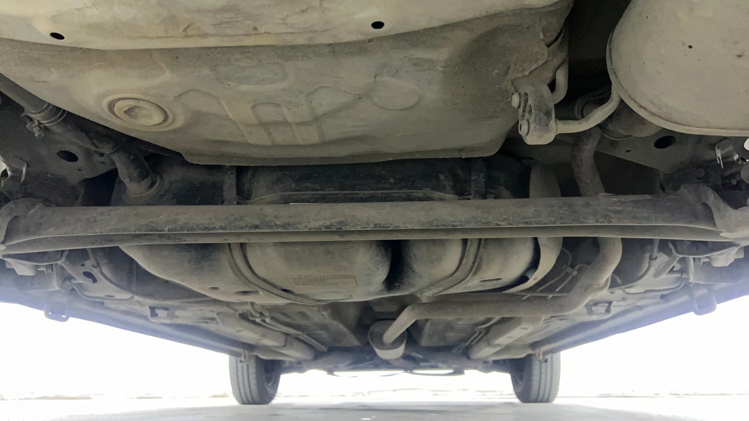 Used 2017 Maruti Suzuki Celerio VXi AMT Petrol Automatic extra REAR UNDERBODY VIEW (TAKEN FROM REAR)