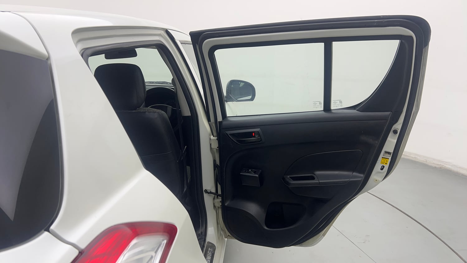 Used 2015 Maruti Suzuki Swift LXi Petrol Manual interior RIGHT REAR DOOR OPEN VIEW
