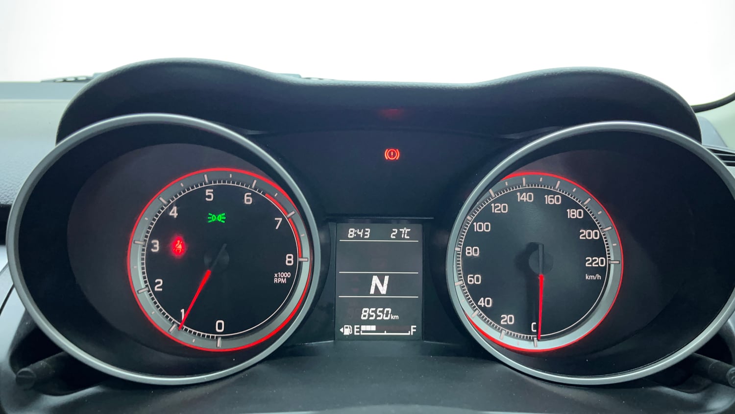Used 2022 Maruti Suzuki Swift VXi AMT Petrol Automatic interior CLUSTERMETER VIEW