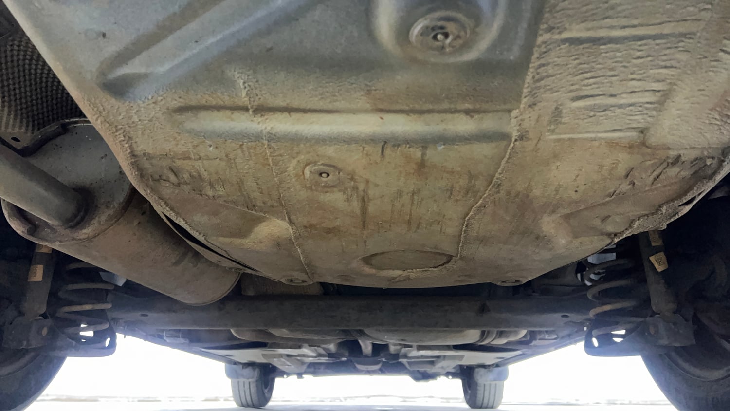 Used 2020 Skoda Rapid Active 1.6 MPI Petrol Manual extra REAR UNDERBODY VIEW (TAKEN FROM REAR)