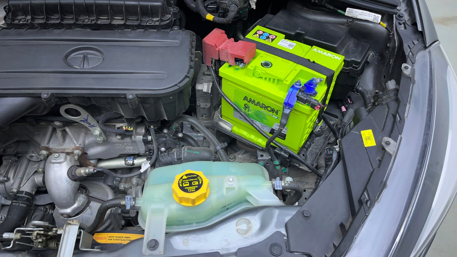 Used 2023 Tata Tiago XZA Plus Petrol Automatic engine ENGINE LEFT SIDE VIEW