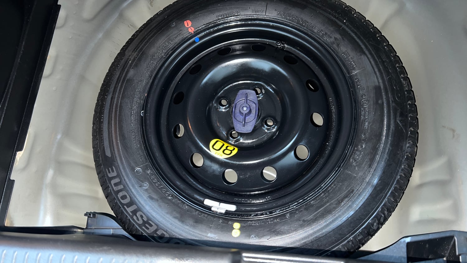 Used 2023 Maruti Suzuki Swift ZXi Petrol Manual tyres SPARE TYRE VIEW