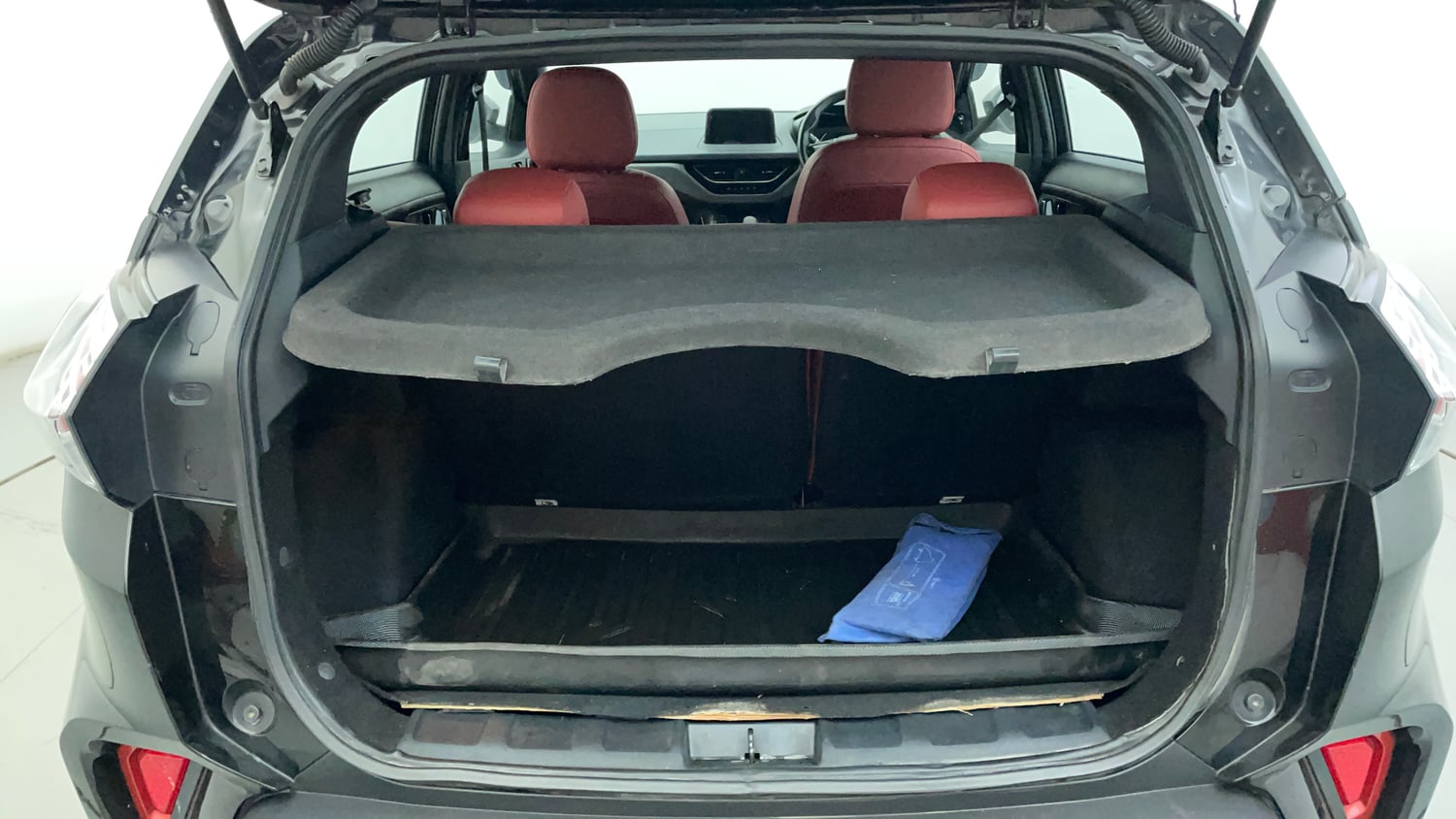 Used 2023 Tata Nexon XZA Plus LUXS Red Dark Edition Petrol Automatic interior DICKY INSIDE VIEW