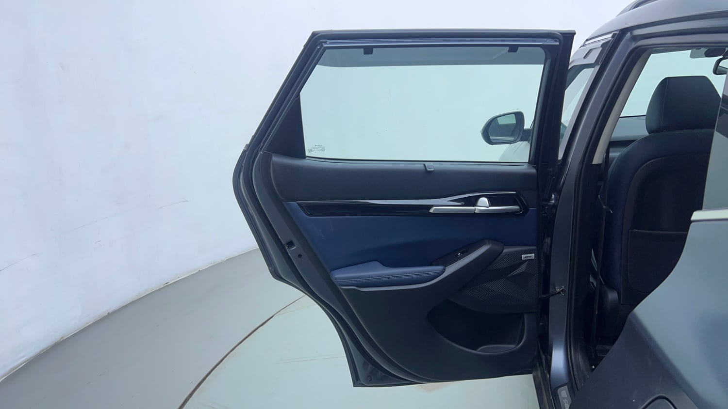 Used 2022 Kia Seltos X Line 1.5 Diesel AT Diesel Automatic interior LEFT REAR DOOR OPEN VIEW