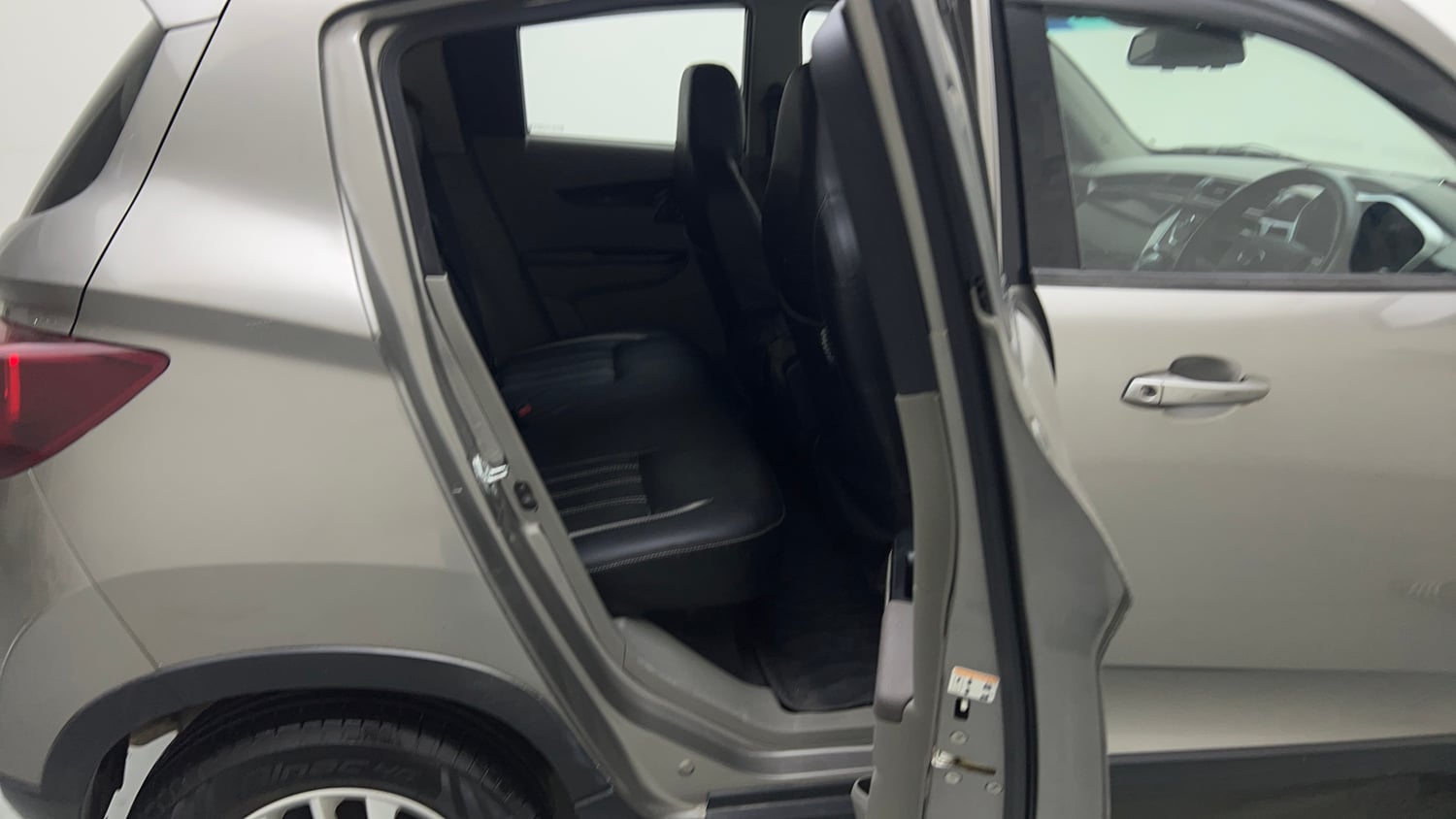Used 2017 Mahindra KUV100 K6 6 STR Petrol Manual interior RIGHT SIDE REAR DOOR CABIN VIEW