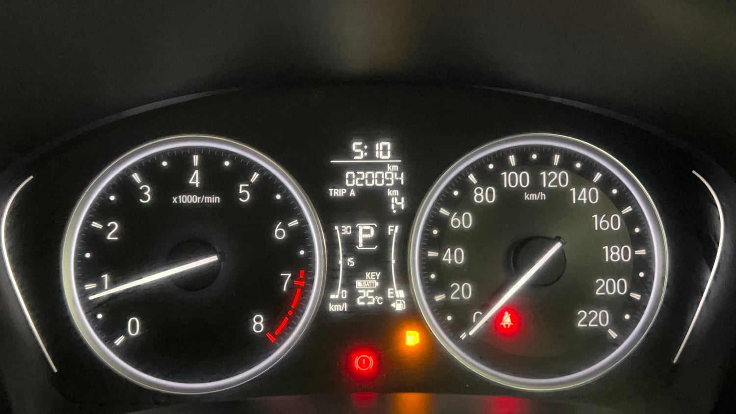 Used 2021 Honda City V CVT Petrol Petrol Automatic interior CLUSTERMETER VIEW
