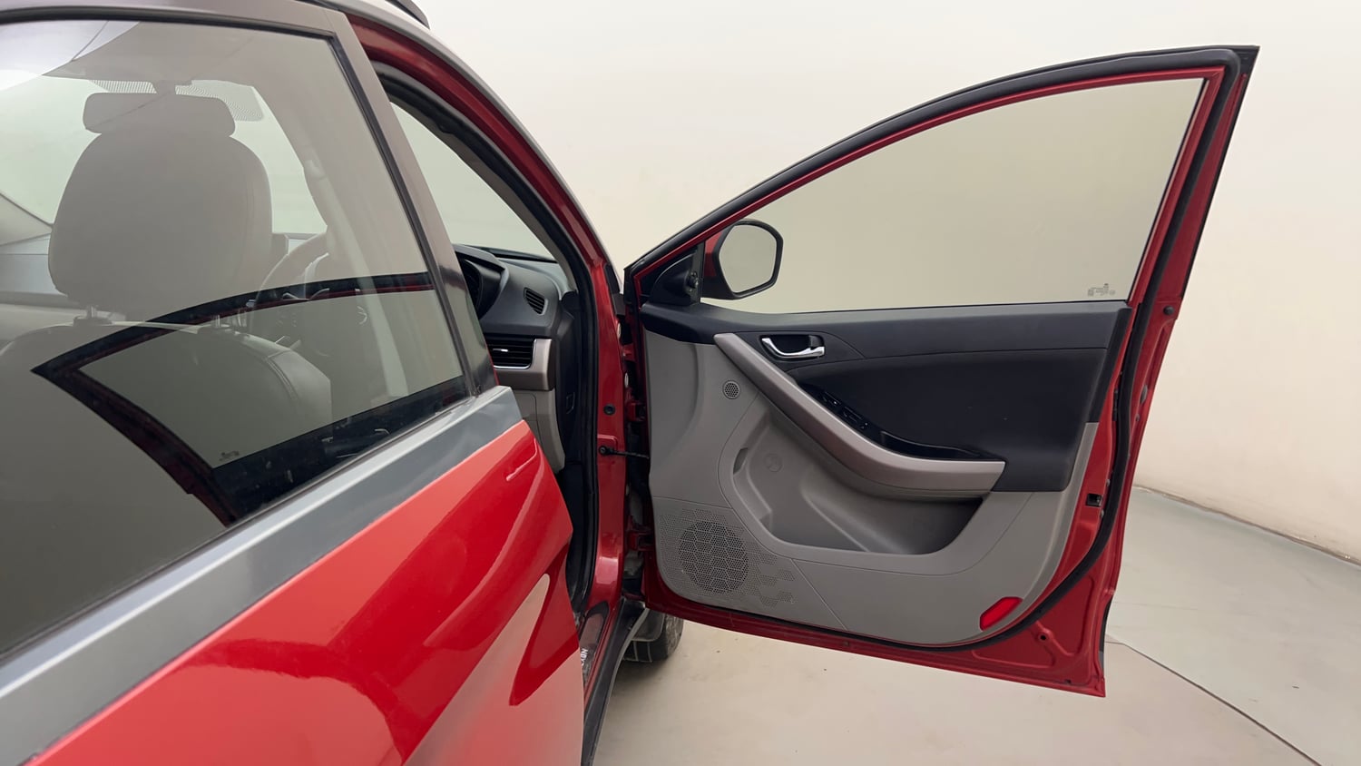 Used 2019 Tata Nexon XZA Plus Petrol Dual Tone Petrol Automatic interior RIGHT FRONT DOOR OPEN VIEW