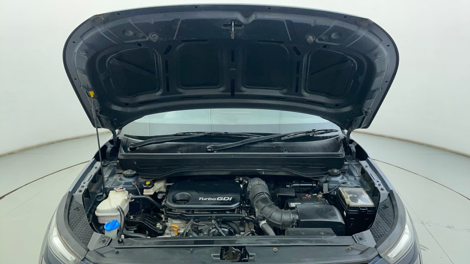 Used 2019 Hyundai Venue SX Plus 1.0 Turbo DCT Petrol Automatic engine ENGINE & BONNET OPEN FRONT VIEW