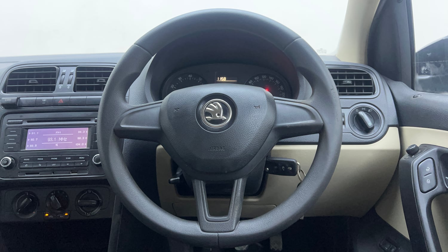 Used 2020 Skoda Rapid Active 1.6 MPI Petrol Manual interior STEERING VIEW