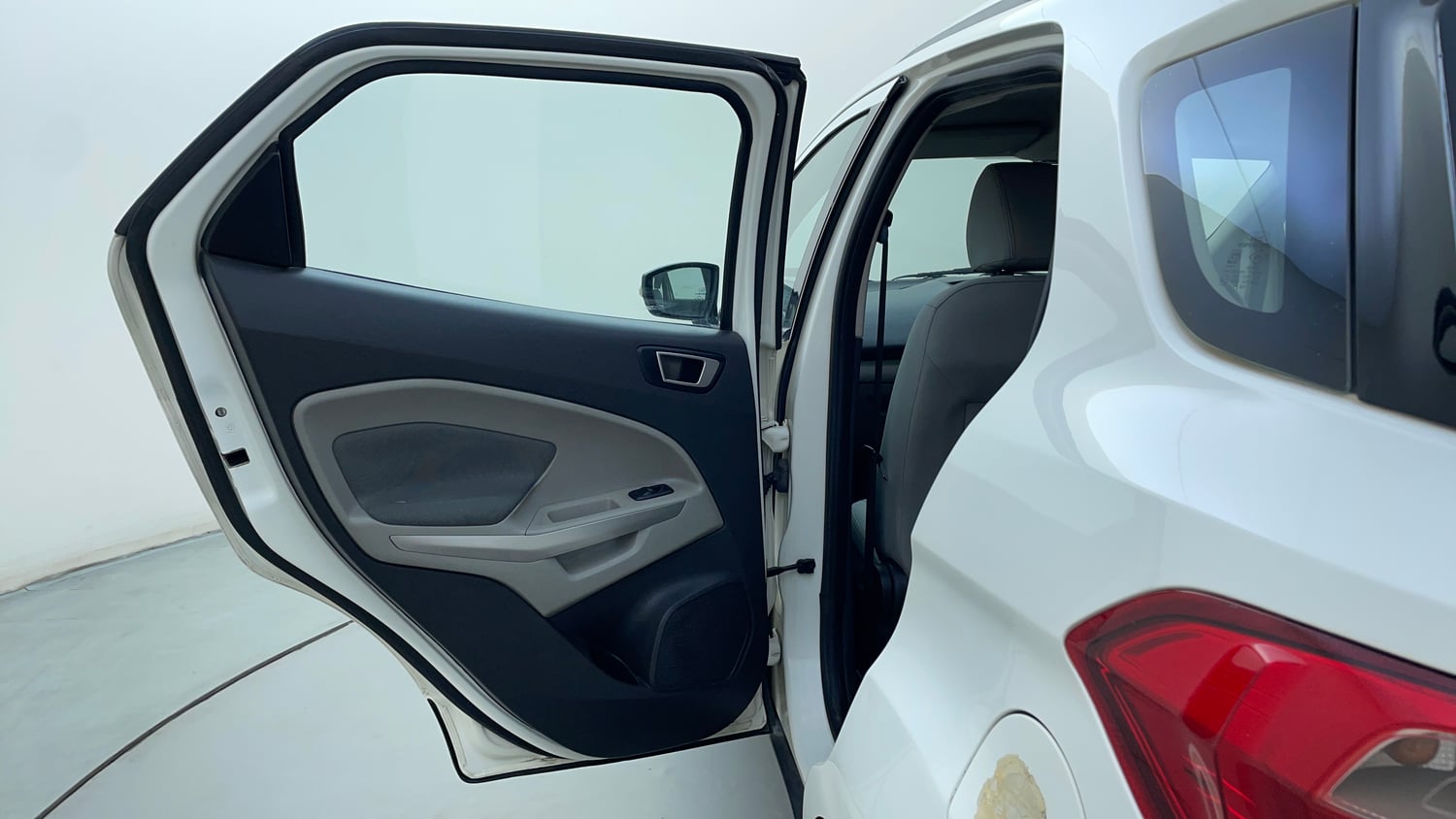 Used 2013 Ford EcoSport Titanium 1.5 Ti-VCT Petrol Manual interior LEFT REAR DOOR OPEN VIEW