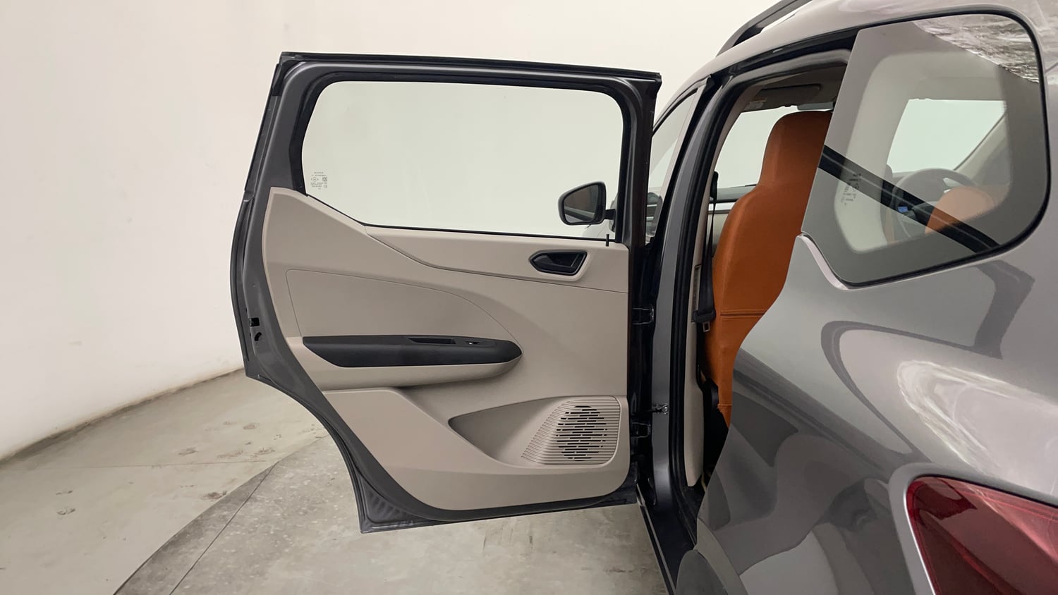 Used 2026 Renault Triber Evolution Petrol Manual interior LEFT REAR DOOR OPEN VIEW
