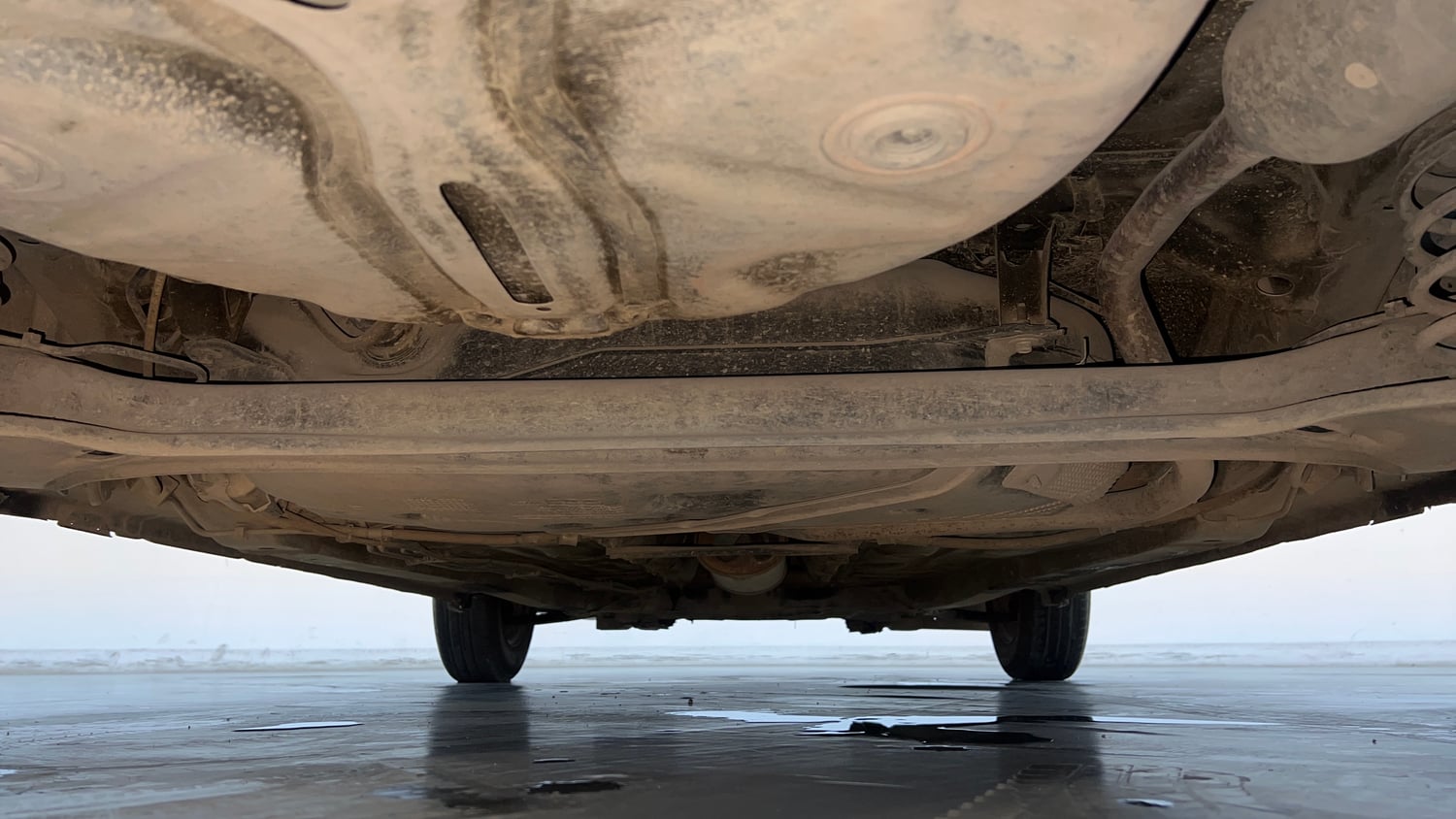 Used 2018 Maruti Suzuki Swift LXI CNG (Outside Fitted) Cng Manual extra REAR UNDERBODY VIEW (TAKEN FROM REAR)