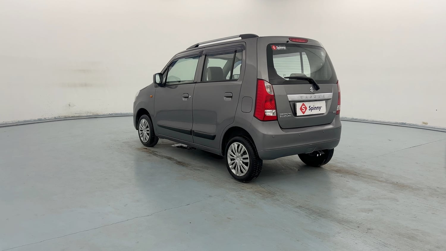 Used 2017 Maruti Suzuki Wagon R VXI Petrol Manual exterior LEFT REAR CORNER VIEW