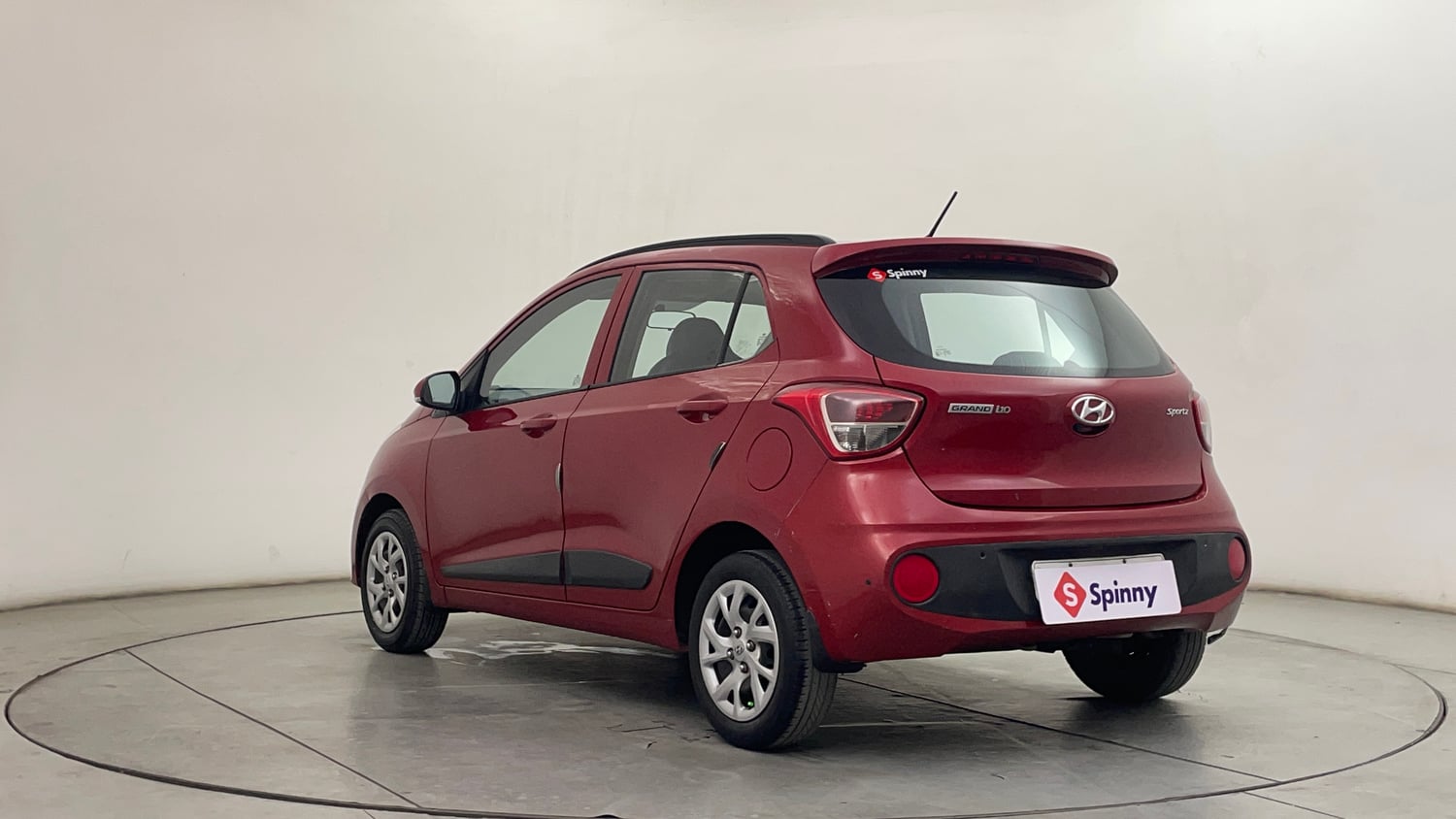 Used 2018 Hyundai Grand i10 Sportz 1.2 Kappa VTVT Petrol Manual exterior LEFT REAR CORNER VIEW