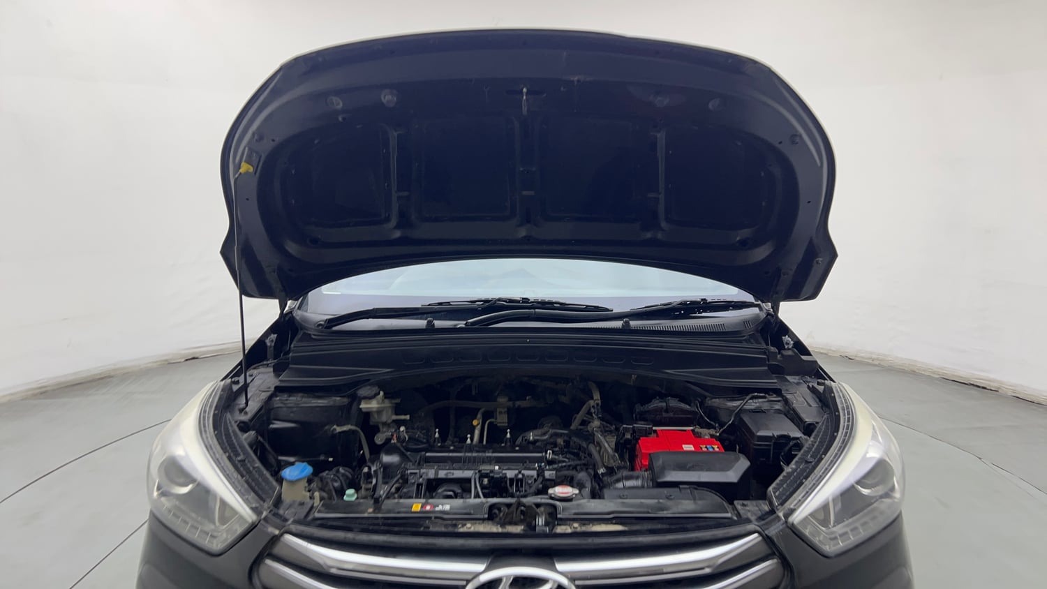 Used 2017 Hyundai Creta 1.6 SX Plus AT Petrol Petrol Automatic engine ENGINE & BONNET OPEN FRONT VIEW