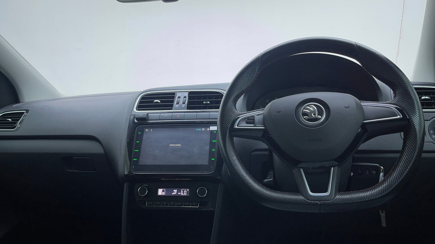 Used 2021 Skoda Rapid Style Petrol Manual interior DASHBOARD VIEW