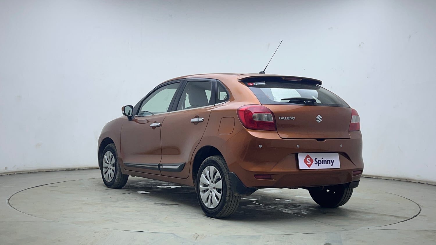 Used 2017 Maruti Suzuki Baleno Delta 1.2 Petrol Manual exterior LEFT REAR CORNER VIEW