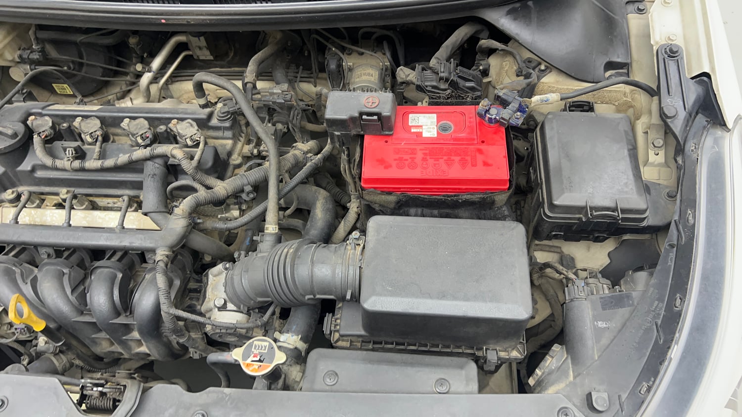 Used 2018 Hyundai Elite i20 Asta 1.2 (O) Petrol Manual engine ENGINE LEFT SIDE VIEW