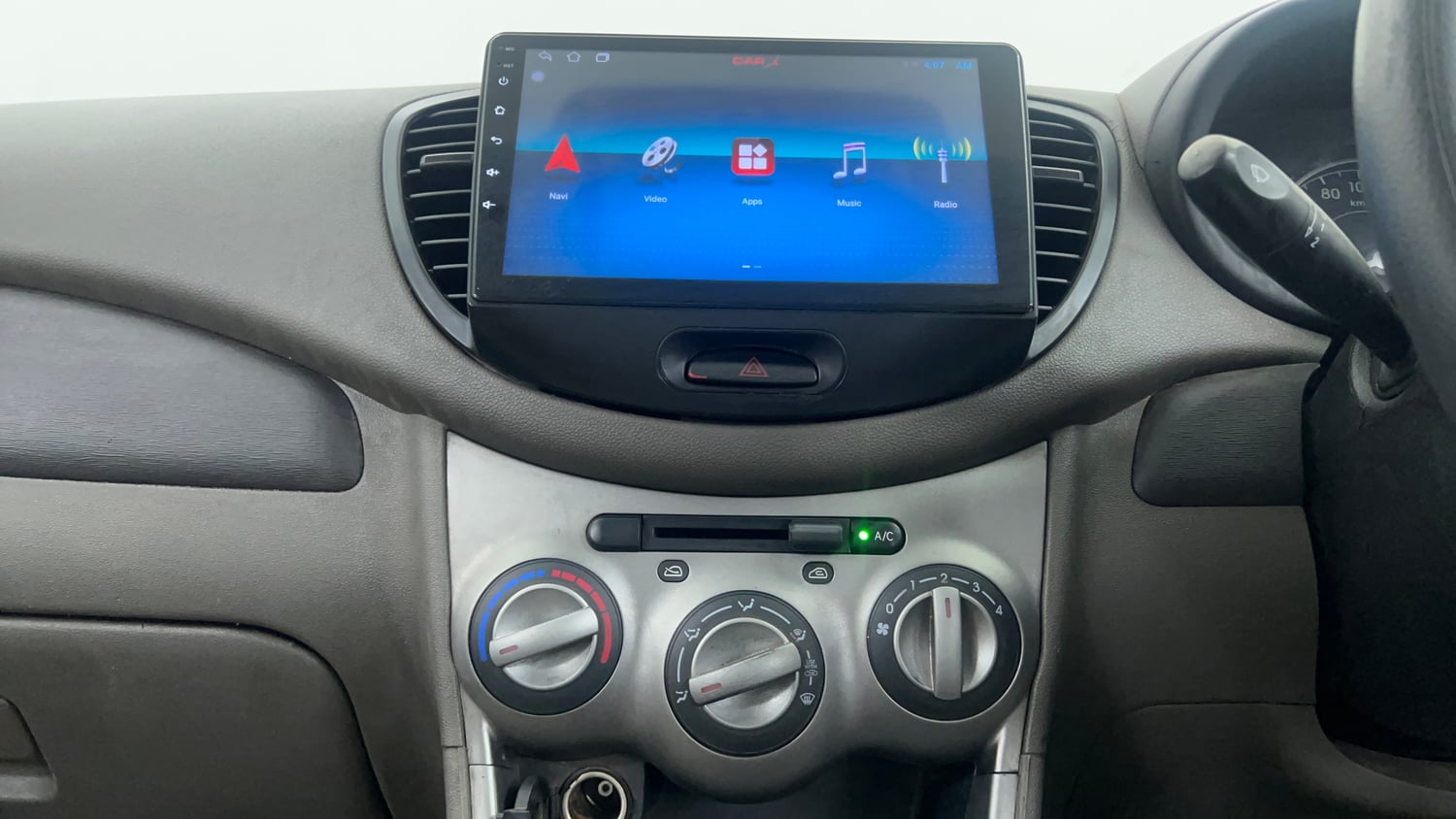 Used 2013 Hyundai i10 Magna 1.2 CNG (Outside Fitted) Cng Manual interior MUSIC SYSTEM & AC CONTROL VIEW