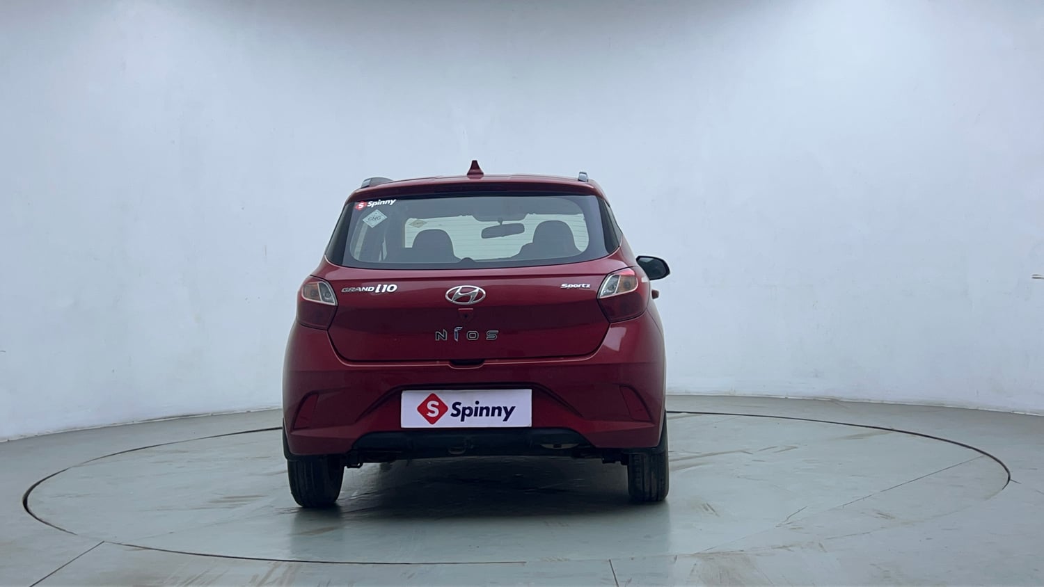 Used 2022 Hyundai Grand i10 Nios Sportz 1.2 Kappa VTVT CNG Cng Manual exterior LEFT REAR CORNER VIEW