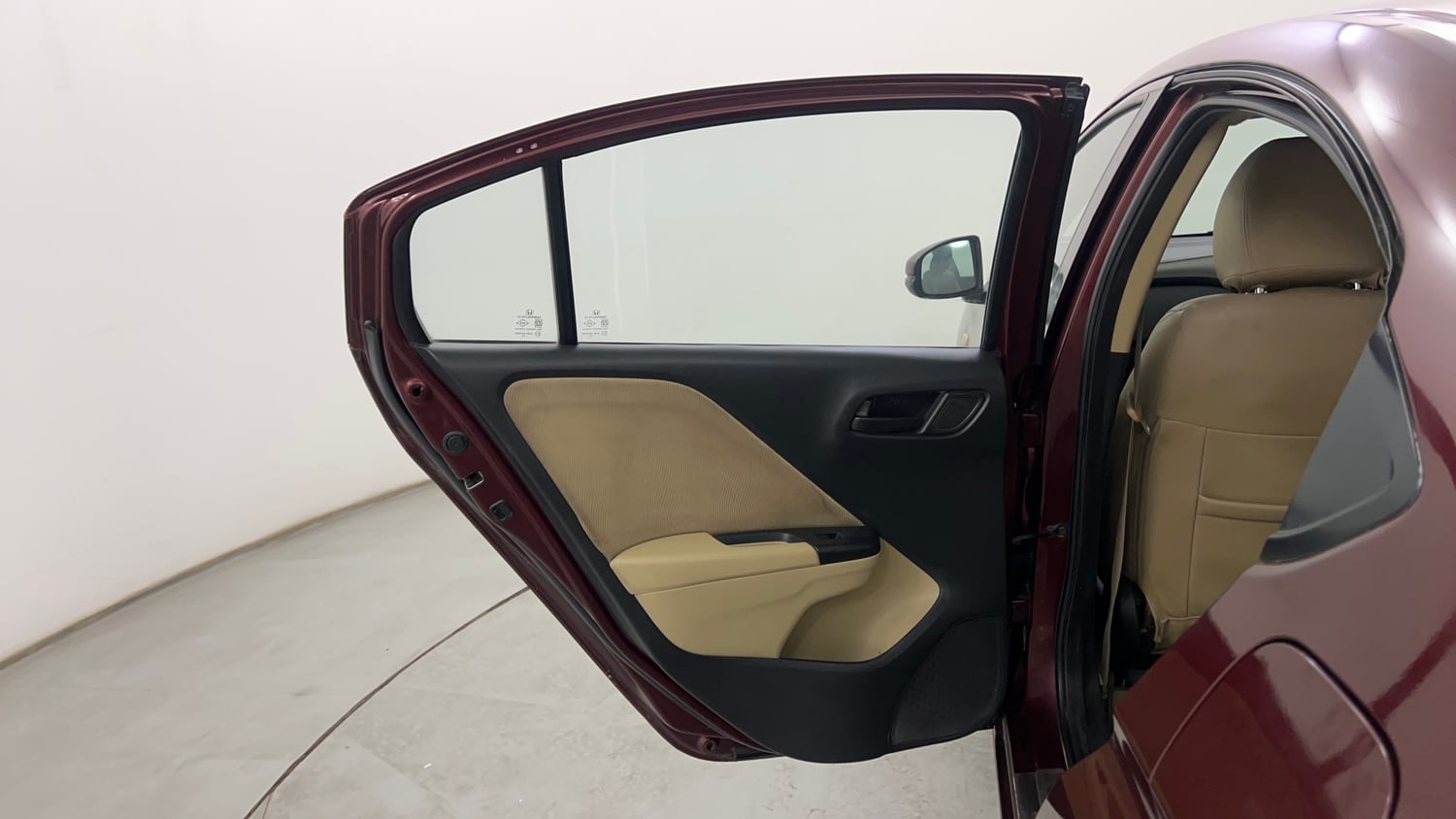 Used 2014 Honda City SV Petrol Manual interior LEFT REAR DOOR OPEN VIEW