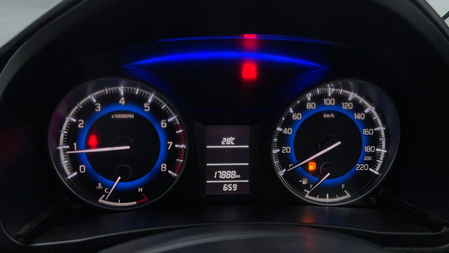 Used 2020 Maruti Suzuki Baleno Delta Petrol Manual interior CLUSTERMETER VIEW