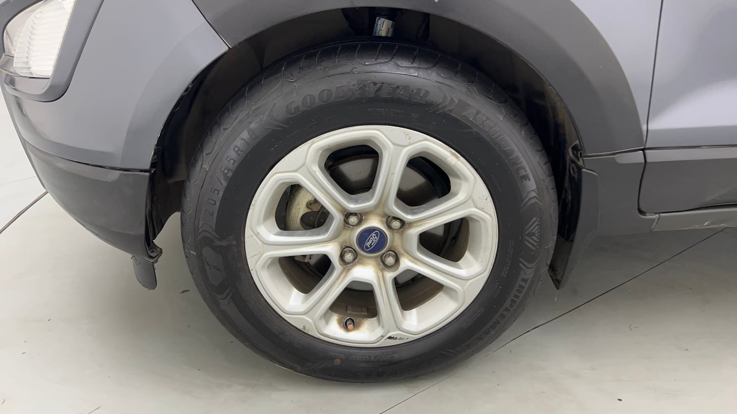 Used 2018 Ford EcoSport Titanium + 1.5L Ti-VCT AT Petrol Automatic tyres LEFT FRONT TYRE RIM VIEW