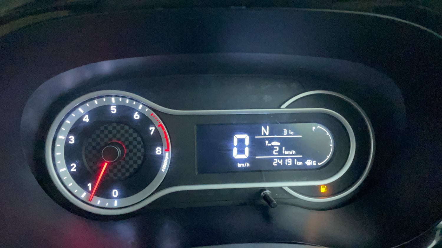 Used 2021 Hyundai Grand i10 Nios Sportz AMT 1.2 Kappa VTVT Petrol Automatic interior CLUSTERMETER VIEW
