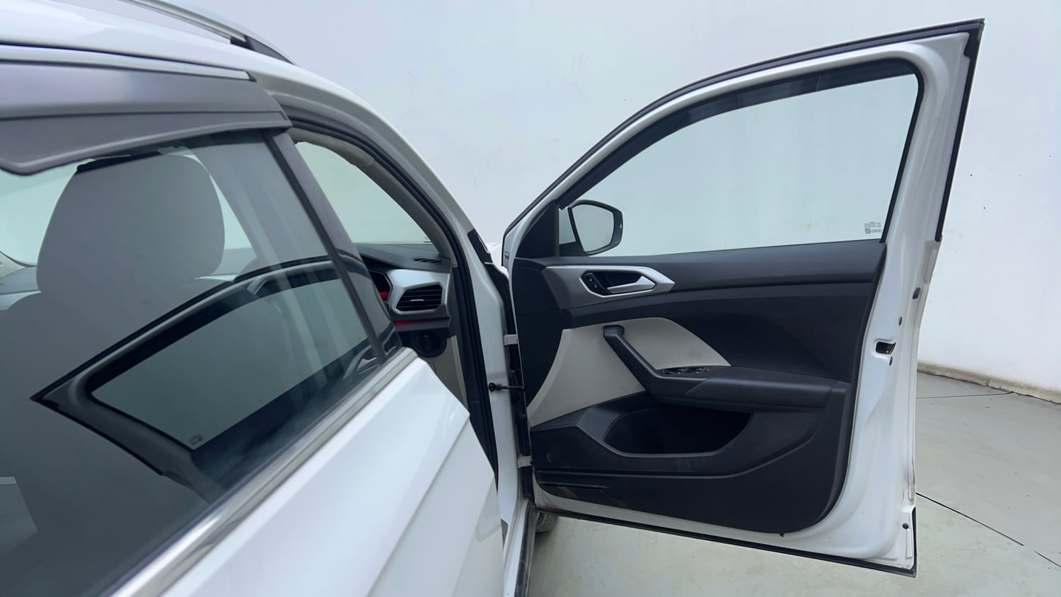 Used 2022 Volkswagen Taigun GT Plus 1.5 TSI DSG Petrol Automatic interior RIGHT FRONT DOOR OPEN VIEW