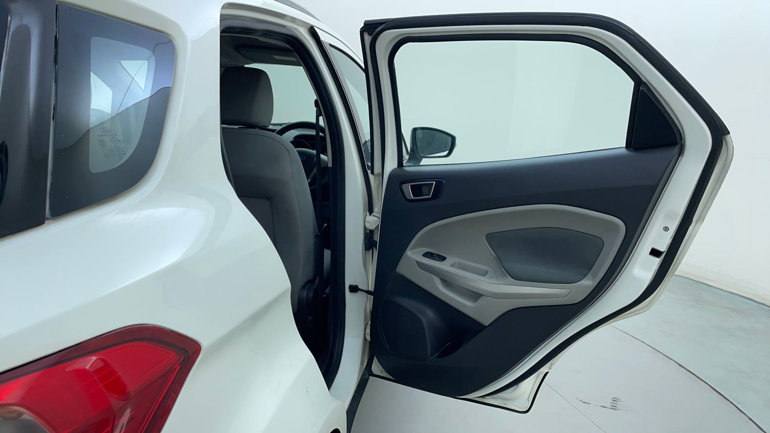 Used 2013 Ford EcoSport Titanium 1.5 Ti-VCT Petrol Manual interior RIGHT REAR DOOR OPEN VIEW