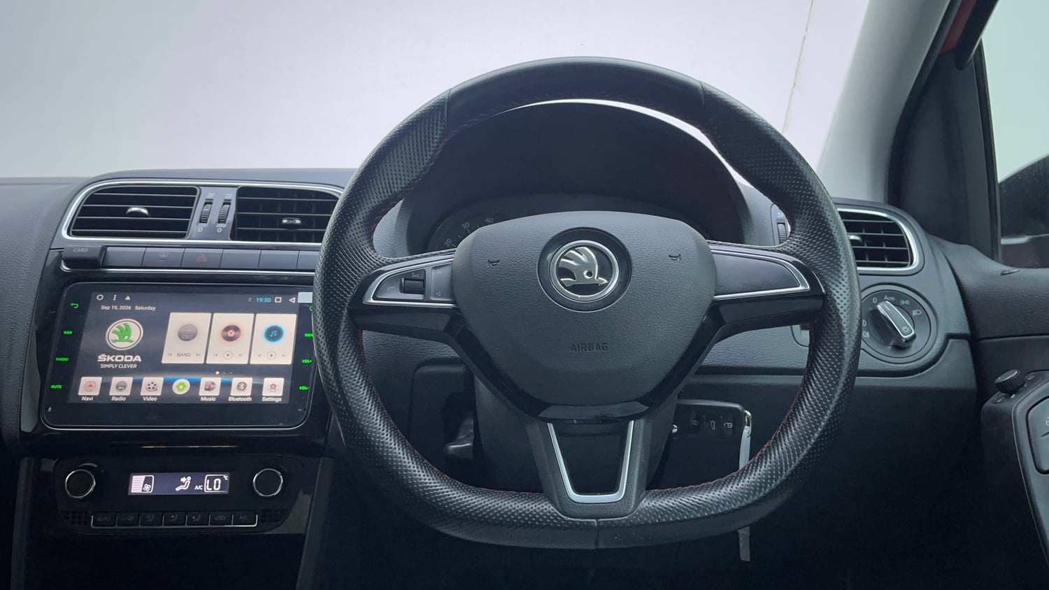 Used 2021 Skoda Rapid Style Petrol Manual interior STEERING VIEW
