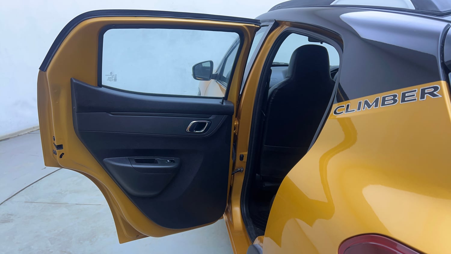 Used 2023 Renault Kwid CLIMBER AMT Petrol Automatic interior LEFT REAR DOOR OPEN VIEW