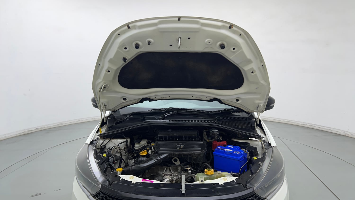 Used 2022 Tata Tigor XZ CNG Cng Manual engine ENGINE & BONNET OPEN FRONT VIEW
