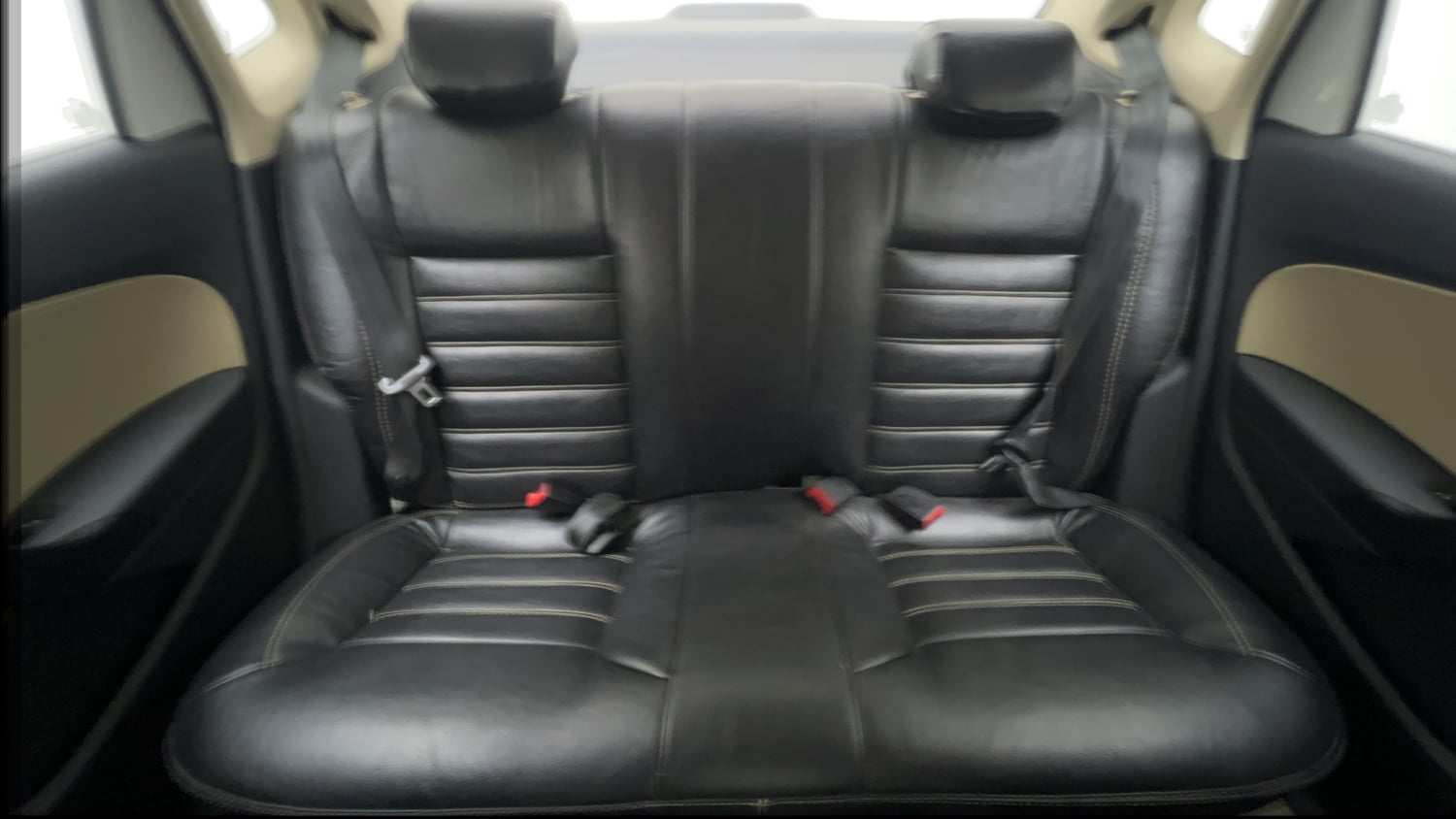 Used 2016 volkswagen Ameo Comfortline 1.2 Petrol+cng(Outside fitted) Petrol+cng Manual interior REAR SEAT CONDITION VIEW