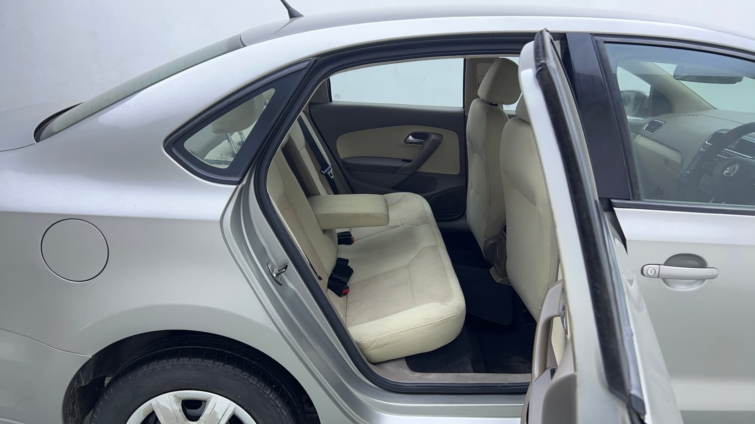 Used 2014 Skoda Rapid 1.6 MPI Ambition Plus Petrol Manual interior RIGHT SIDE REAR DOOR CABIN VIEW