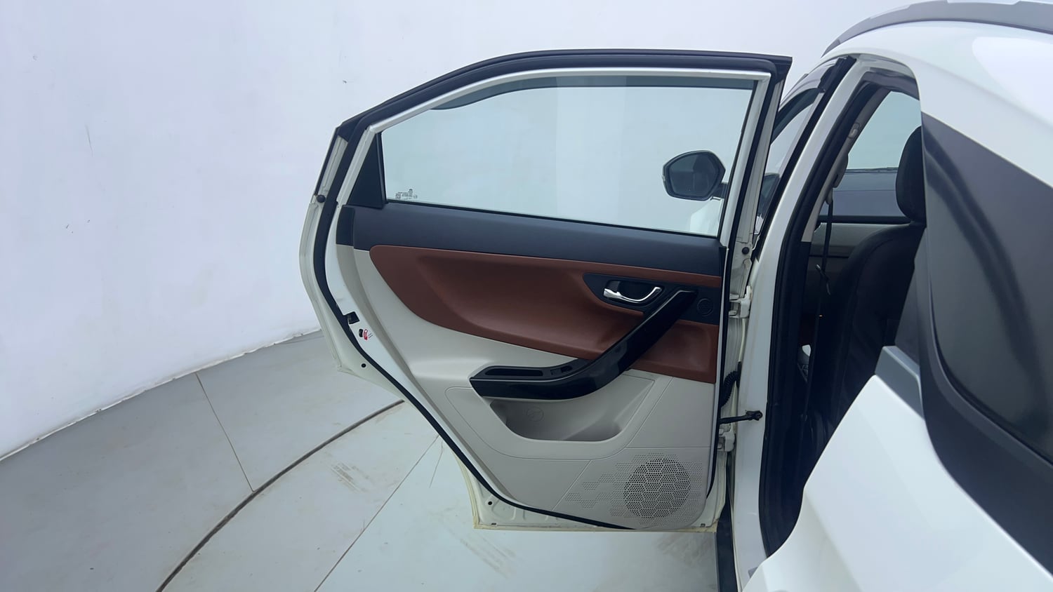 Used 2020 Tata Nexon XZA Plus (S) Petrol Automatic interior LEFT REAR DOOR OPEN VIEW
