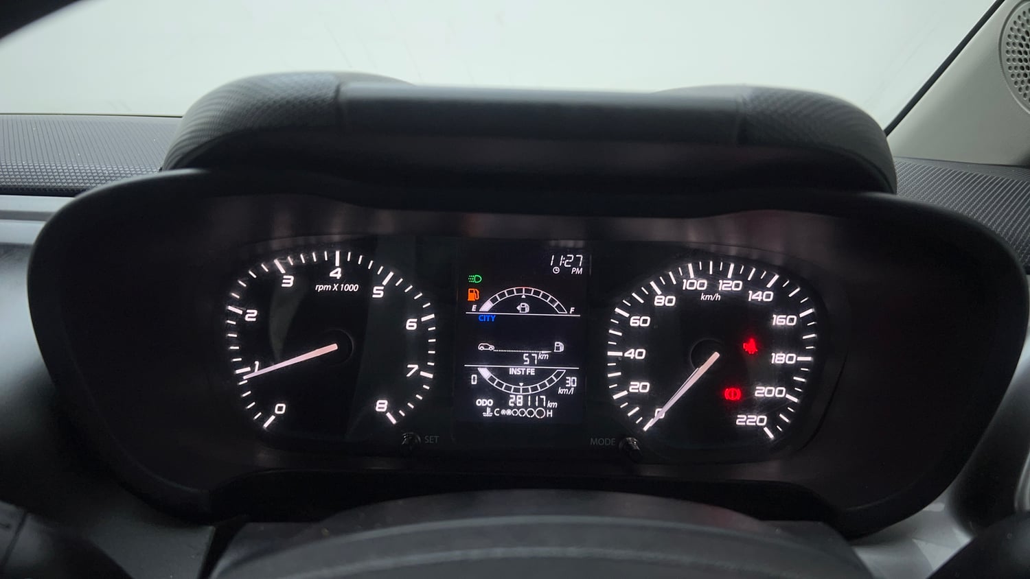 Used 2024 Tata Altroz XT Petrol Petrol Manual interior CLUSTERMETER VIEW