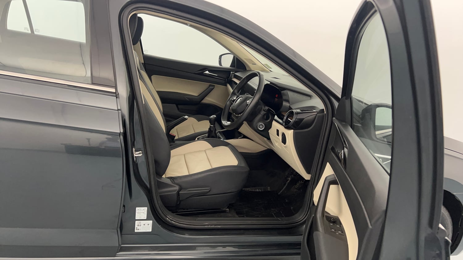 Used 2022 Skoda Slavia Style 1.5L TSI MT Petrol Manual interior RIGHT SIDE FRONT DOOR CABIN VIEW