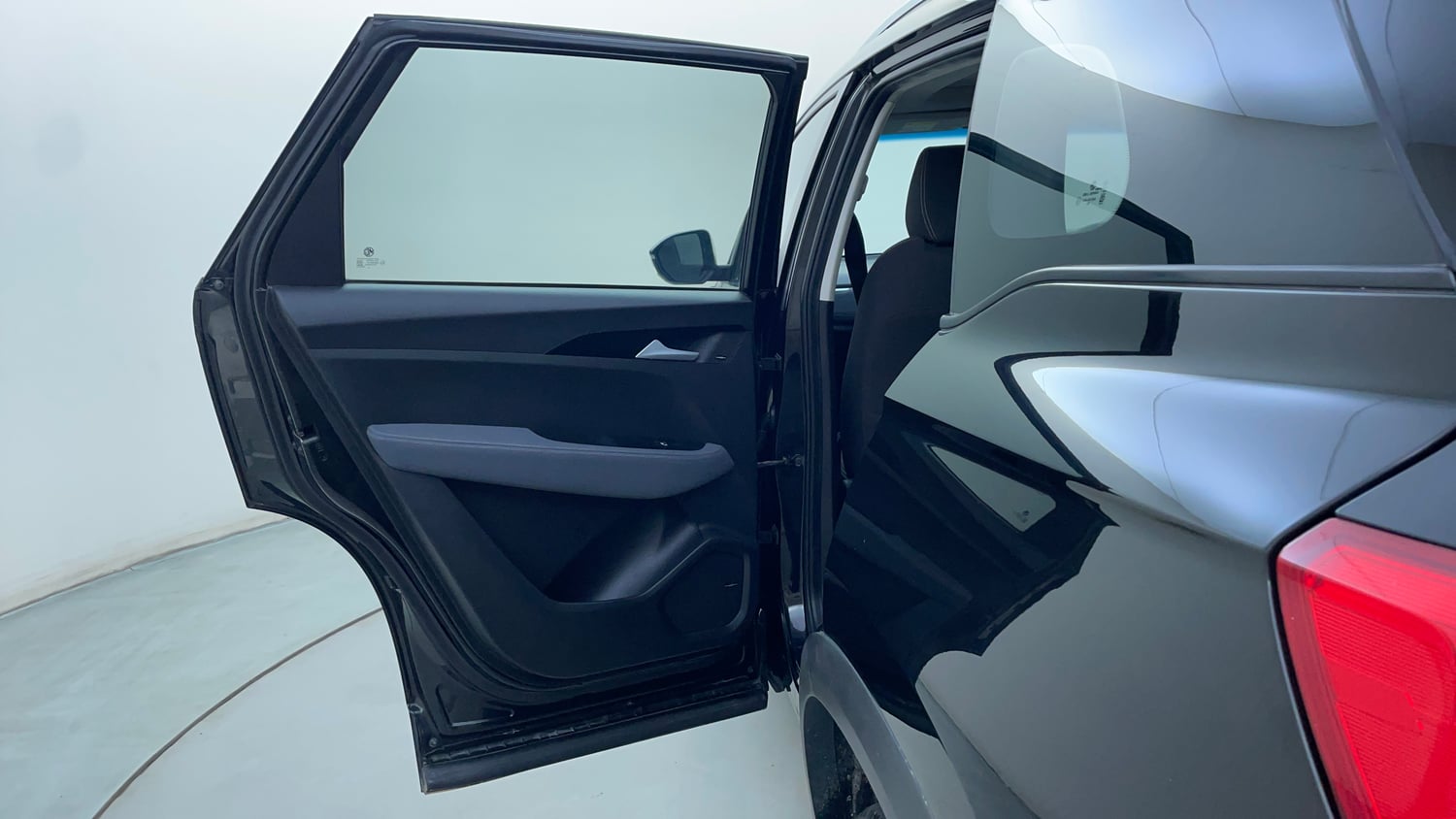 Used 2021 MG Motors Hector Shine 1.5 Petrol Turbo CVT Petrol Automatic interior LEFT REAR DOOR OPEN VIEW