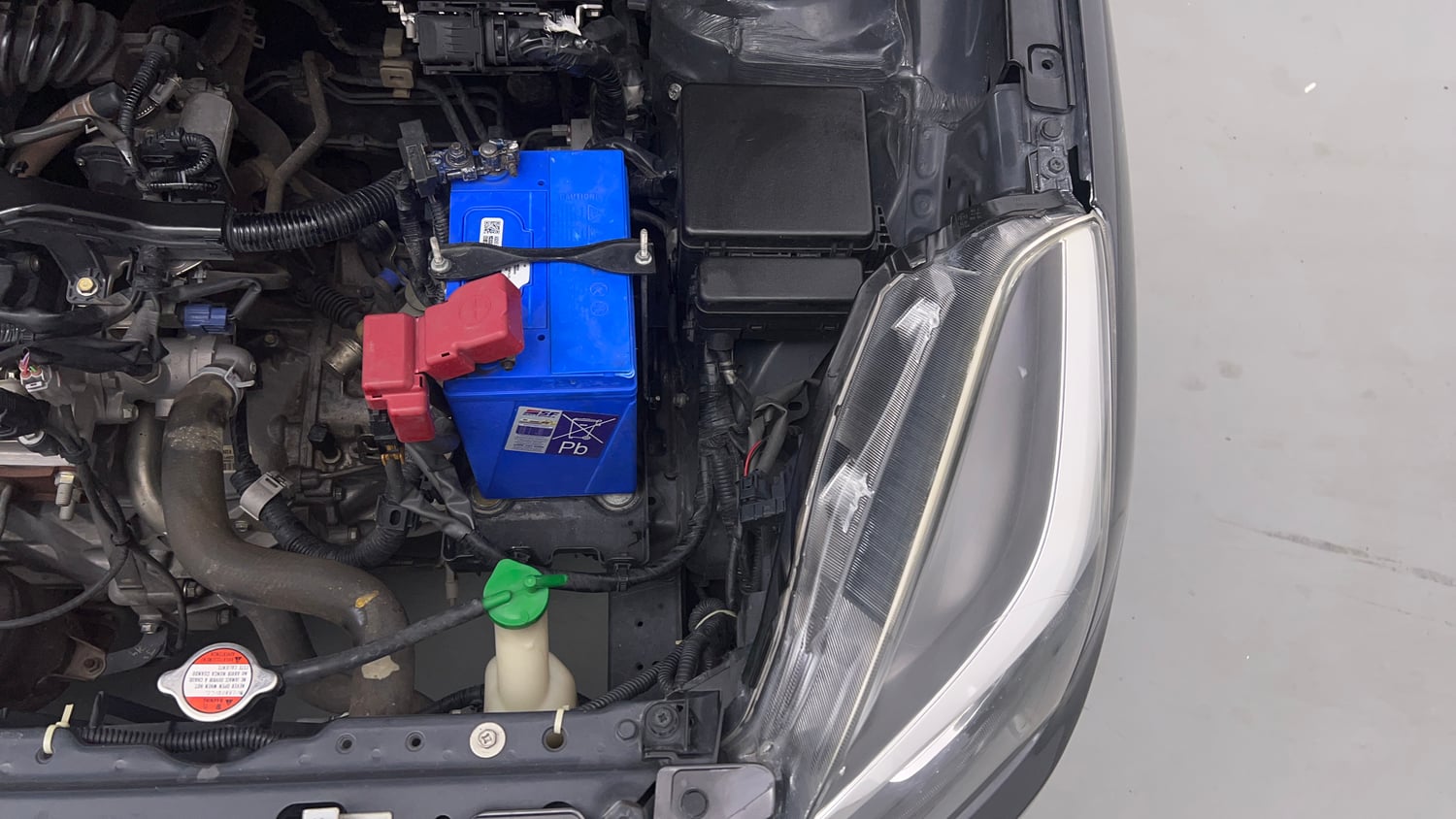 Used 2016 Maruti Suzuki Baleno Alpha 1.2 Petrol Manual engine ENGINE LEFT SIDE VIEW