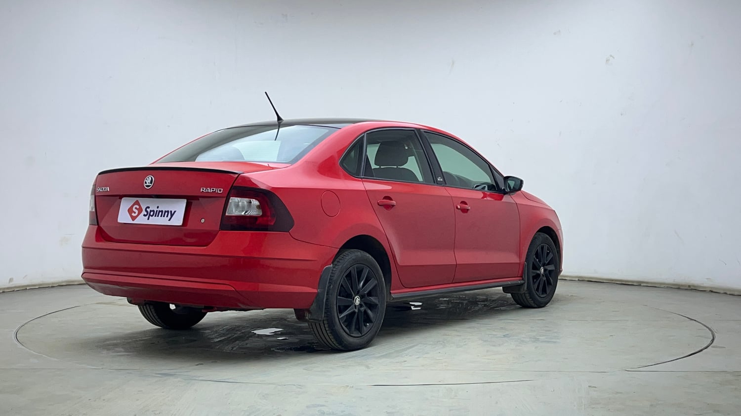 Used 2021 Skoda Rapid Style Petrol Manual exterior RIGHT REAR CORNER VIEW