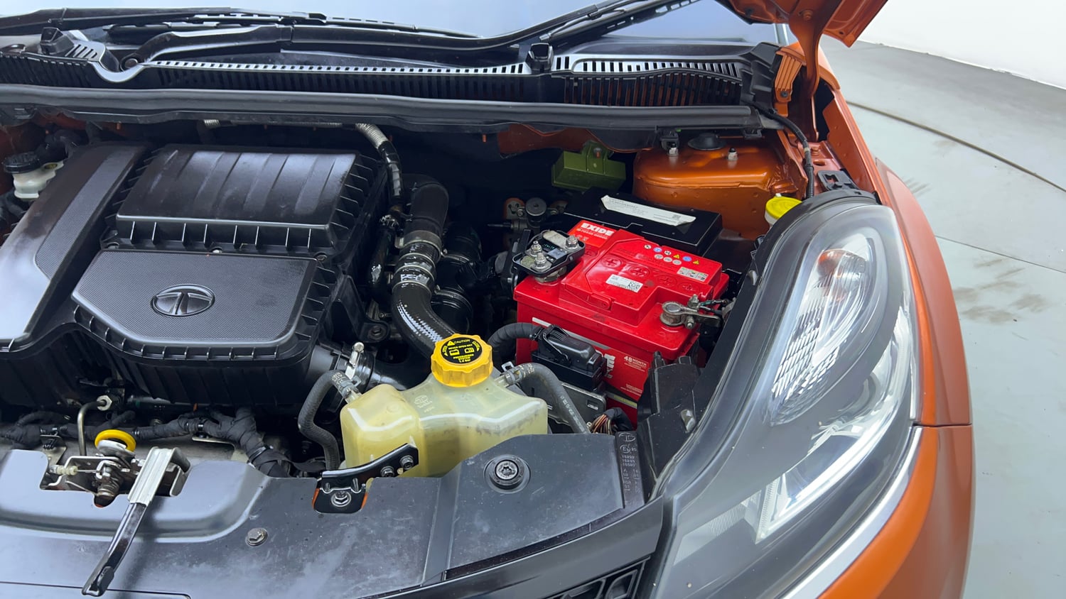 Used 2019 Tata Nexon XZA Plus Diesel Dual Tone Diesel Automatic engine ENGINE LEFT SIDE VIEW