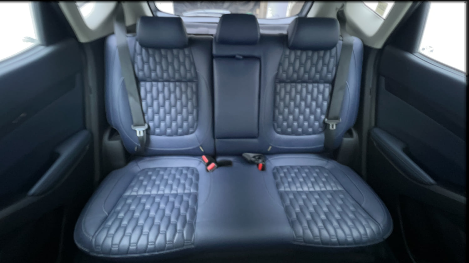 Used 2022 Kia Seltos X Line 1.5 Diesel AT Diesel Automatic interior REAR SEAT CONDITION VIEW