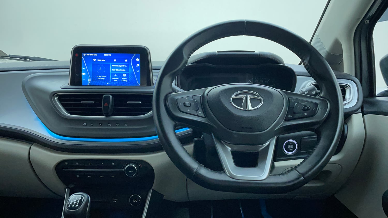 Used 2022 Tata Altroz XZ Plus Petrol Petrol Manual interior STEERING VIEW