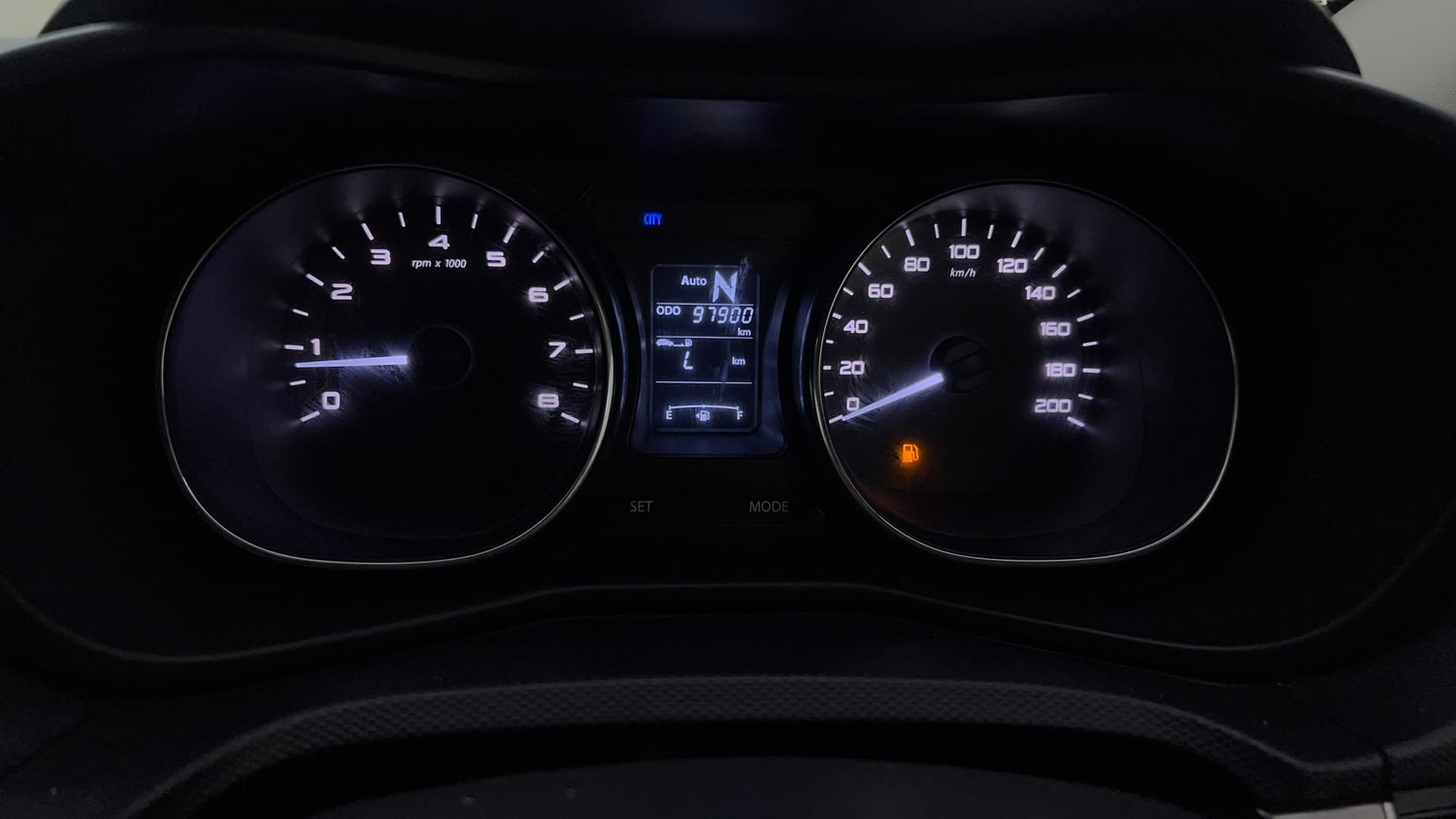 Used 2019 Tata Nexon XZA Plus Petrol Dual Tone Petrol Automatic interior CLUSTERMETER VIEW
