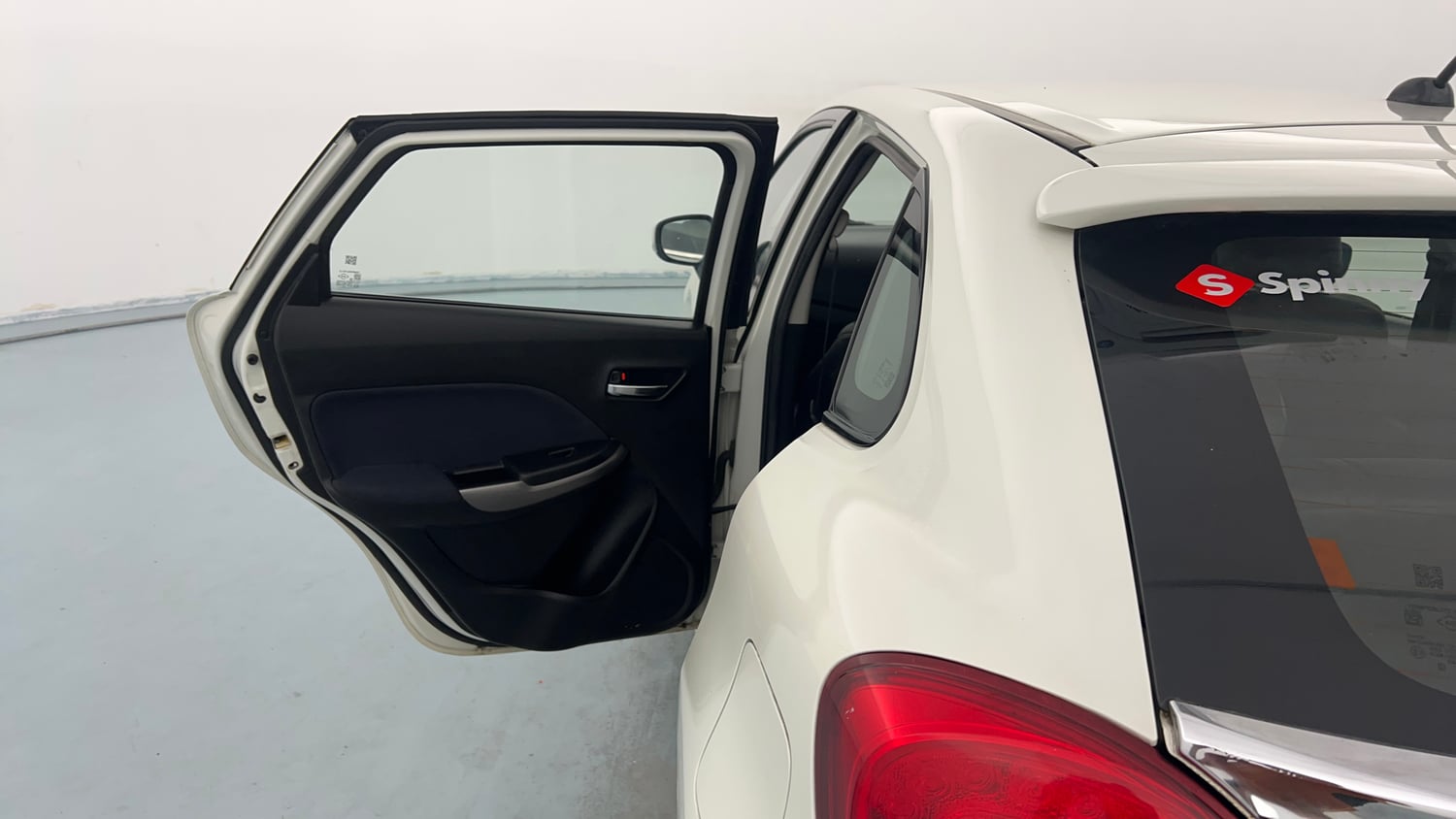 Used 2020 Maruti Suzuki Baleno Delta Petrol Manual interior LEFT REAR DOOR OPEN VIEW